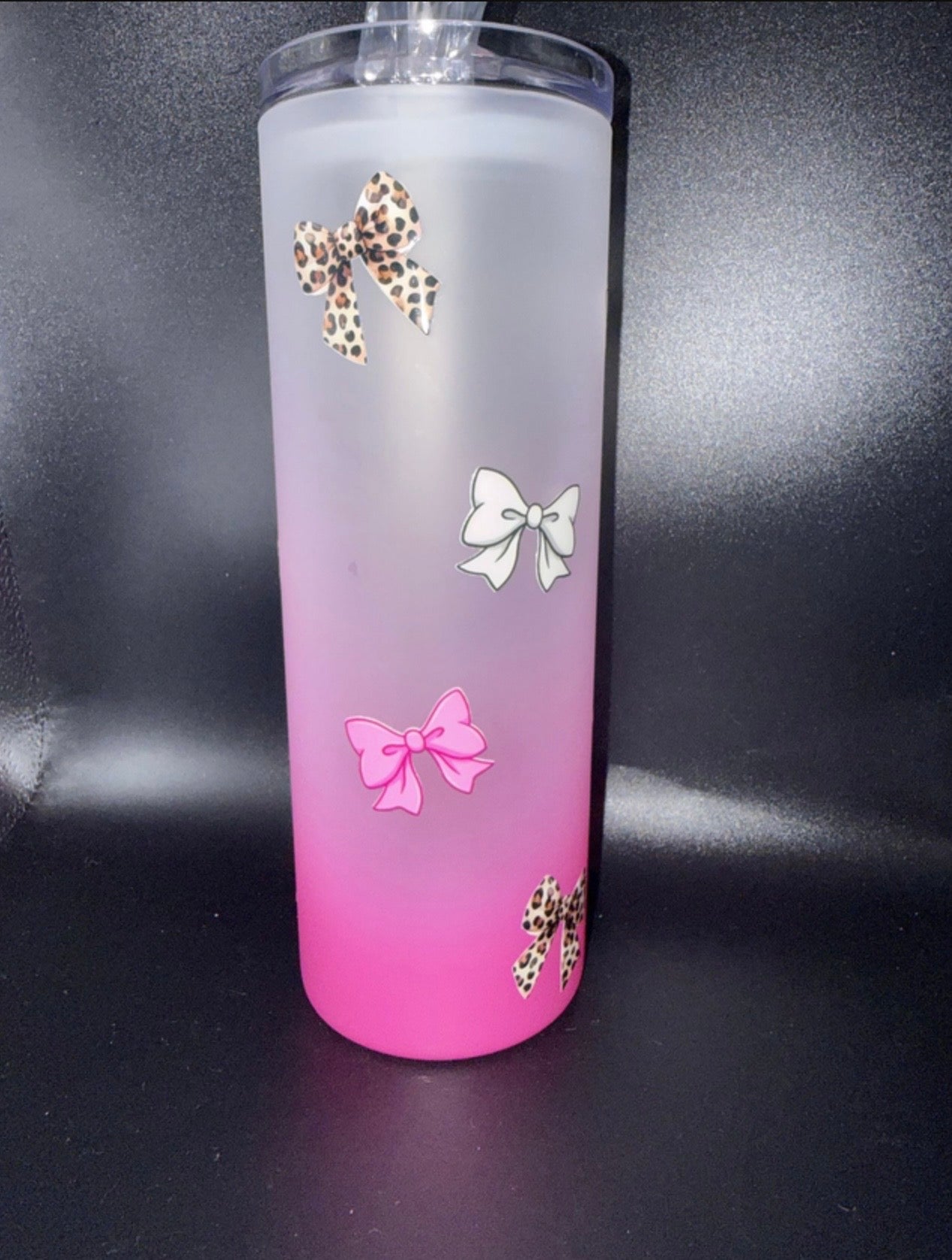 25oz single walled ombré tumbler