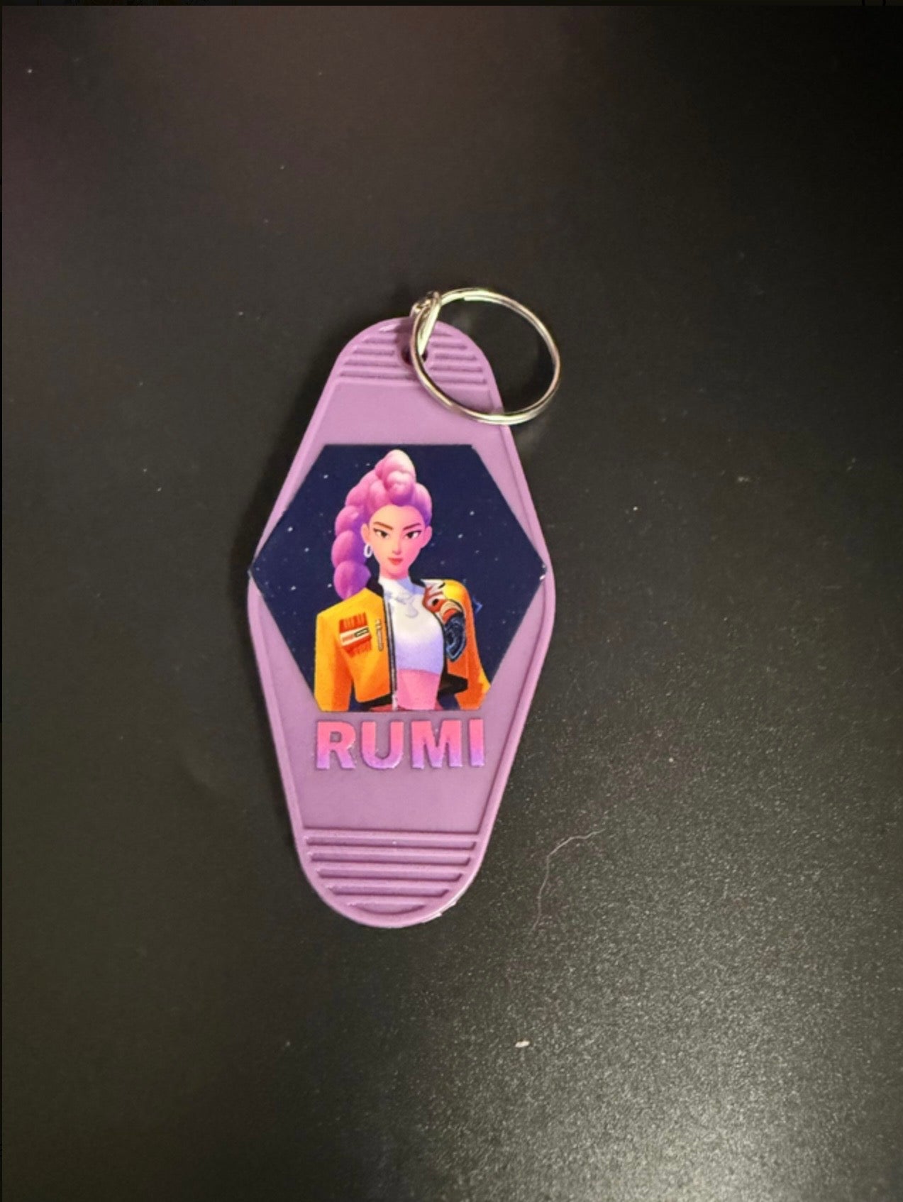 Custom motel keyring