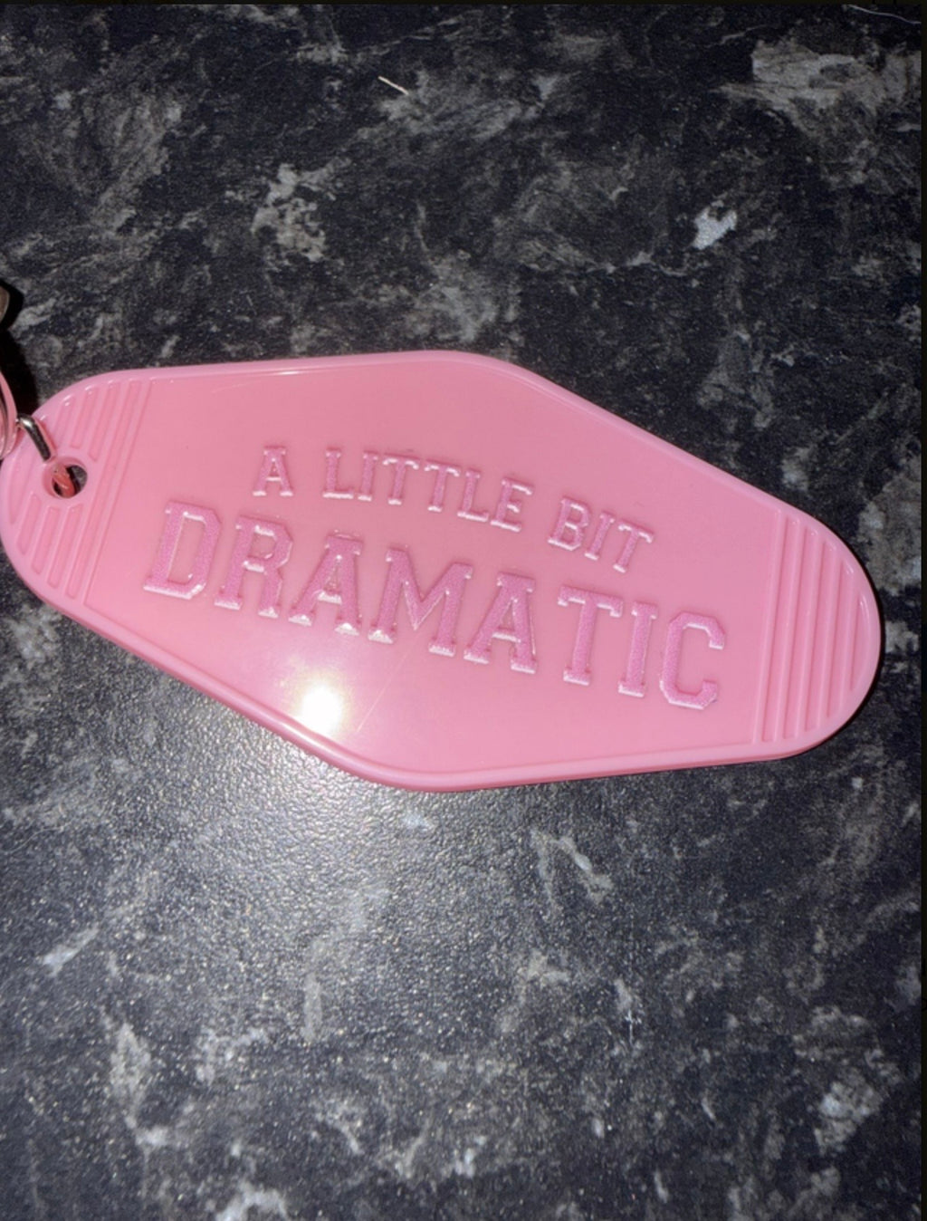 Custom motel keyring